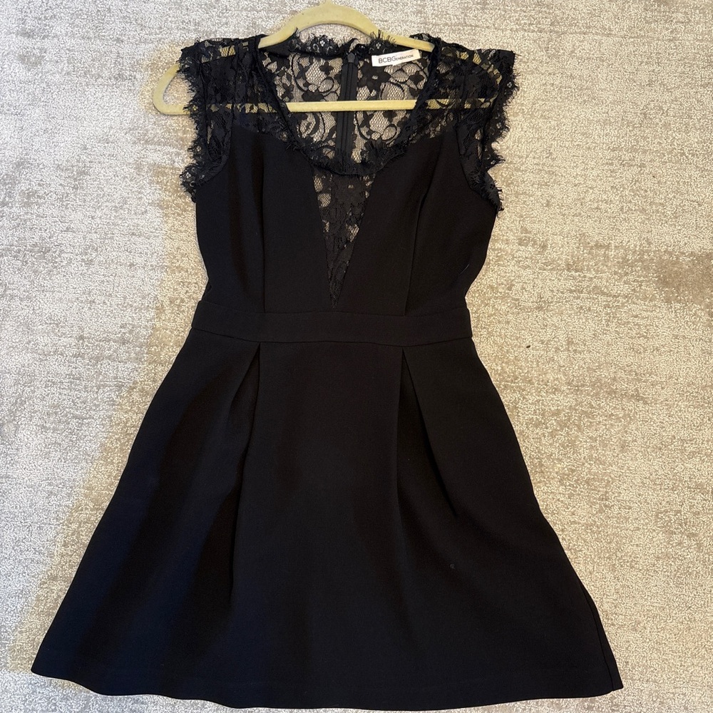 Elegant Black Lace Dress